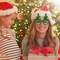 JAYKIDS 16PCS Christmas Glasses Party Favors Christmas Tree Hanging Ornaments Decorations Photo Booth Props Xmas Party Decorations Eyeglasses Frame for Christmas Holiday Party Supplies